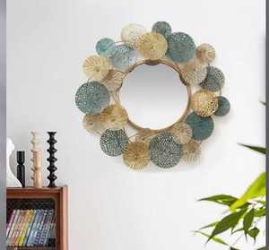 Élégant miroir mural à cadre en fer Design moderne de luxe pour chambre à coucher salon et décoration intérieure de maison vente en gros - Product Image 5