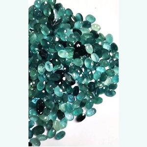 262 pièces d'apatite verte naturelle 7x5mm facette ovale 193 Cts Lot Iroc ventes de haute qualité pierre précieuse en vrac apatite foncée coupe ovale - Product Image 2