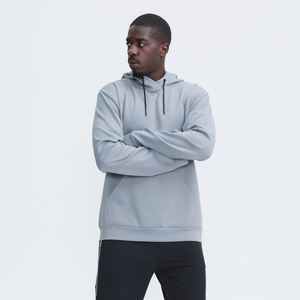 Sweat-shirt à capuche noir pour homme, coupe classique, avec poche en polaire, style décontracté pour l'automne - Product Image 6