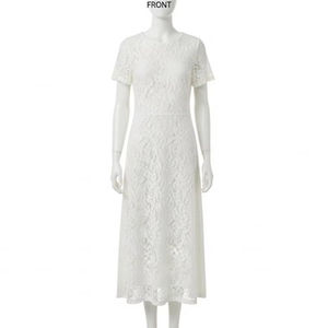 Vestidos Casuales con Cintura Natural y Encaje, Tela de Poliéster Transpirable, Elegante para Uso Diario, Moda, Venta al por Mayor, Exportación, Venta Global - Product Image 1