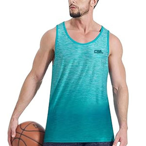 เสื้อกล้ามผู้ชายคุณภาพสูง แห้งเร็ว ระบายอากาศดี เหมาะสำหรับออกกำลังกาย เล่นกีฬา และใส่ในชีวิตประจำวันช่วงฤดูร้อน - Product Image 4