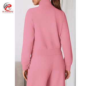 Chándales para mujer Trajes de salón de primavera Sudadera con cremallera y pantalones de chándal con chándal de bolsillo - Product Image 2