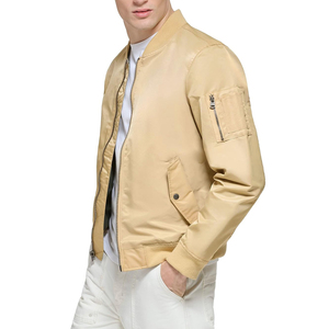 Blouson d'aviateur léger à manches longues avec impression de logo personnalisé nouveau design/blouson d'aviateur à fermeture éclair pour hommes et vêtements d'hiver - Product Image 5
