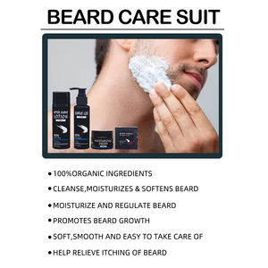 ชุดดูแลผิวสำหรับผู้ชายสบู่ถ่านทำจากไม้ไผ่สำหรับทำความสะอาดหลังโกนหนวดครีมบำรุงผิวฉลากส่วนตัว - Product Image 4