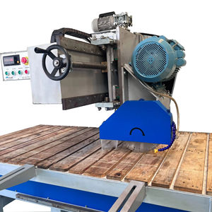 Petite machine de découpe de pierre à volant manuel Machine de découpe de pierre à bord avec moteur et moteur - Product Image 1