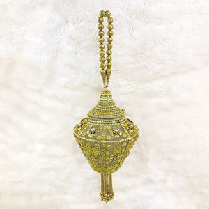 Handcrafted <b>Crystal</b> Stone & Metal Clutch Luxuriously Designed for Stylish Women at Elegant & Prestigious Gatherings - Product Image 1