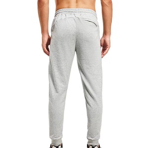 Pantalones ligeros de entrenamiento de gimnasia para hombre, pantalones de chándal de poliéster de lana con logotipo personalizado y Parte delantera plana, estilo informal, ropa para correr, cintura media - Product Image 3