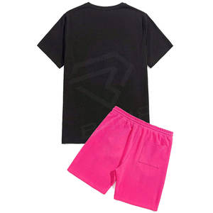 Vendeur chaud deux pièces Gym formation hommes Shorts ensemble fabriqué en usine vêtements d'été confortable hommes Shorts ensemble à vendre - Product Image 2