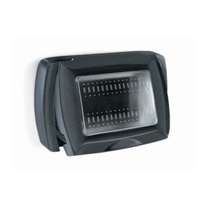 Placca Life X Esterno Ip55 Negra 3 Posti - Product Image 1