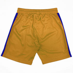 Short de basket-ball athlétique décontracté pour hommes 100% toile de polyester léger séchage rapide maille poches zippées short de planche OEM - Product Image 2
