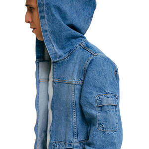 Veste en jean de service OEM veste en jean de haute qualité veste de rue décontractée en jean pour hommes en vente avec étiquette personnalisée - Product Image 4