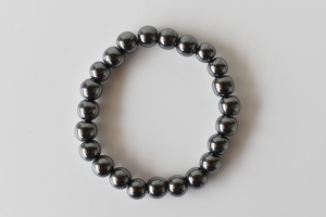 Wholesale High Quality Hematite 8mm Natural <b>Healing</b> Crystal <b>Bracelet</b> for Meditation Fashion - Product Image 3