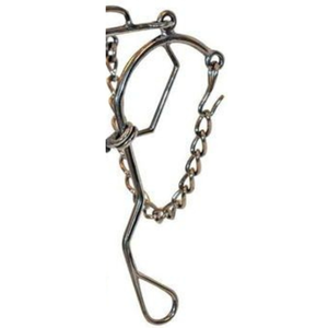 Brocas de caballo de acero inoxidable al por mayor, broca de caballo de mordaza deslizante/Hackamore, brocas de caballo de banda de Nariz de cuerda, brocas de caballo de boca de alambre trenzado - Product Image 6