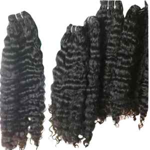 LES EXTENSIONS DE CHEVEUX INDIENS NATURELS BOUCLÉS DU TEMPLE DU SUD PEUVENT ÊTRE BLEECH JUSQU'À 613 BLONDE - Product Image 2