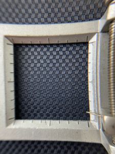 Tissu Oxford bleu marine Dobby 100Dx200D 100% nylon torsadé balistique enduit PU 57 "modèle industriel léger résistant à l'abrasion - Product Image 4