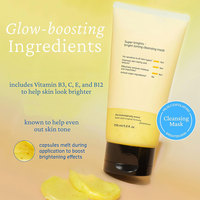 Crème Nettoyante Éclat OEM à la Vitamine C et au Niacinamide – Purification Profonde des Pores, Élimination des Points Noirs, Éclaircissement de la Peau