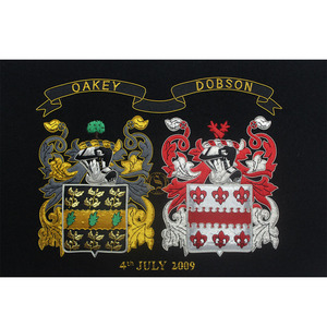 Accessoires pour vêtements Insigne de broderie en fil métallique fait à la main Insigne logo mode club - Product Image 6