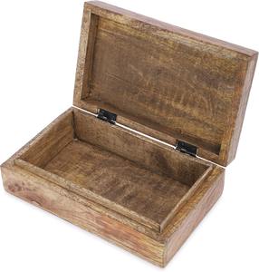 Caja de Joyería de Madera con Acabado de Lujo y Patrones Tallados a Mano para un Almacenamiento Compacto y Organizado, Precio al por Mayor Personalizable - Product Image 6