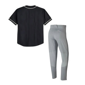 Venta caliente ropa deportiva de alta calidad logotipo personalizado uniforme de béisbol de los hombres/al mejor precio al por mayor uniforme de béisbol de los hombres - Product Image 4