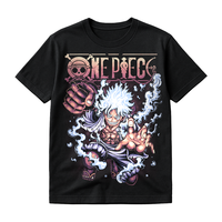Fabricants de vêtements Impression numérique personnalisée Graphique Anime Lavage à l'eau T-shirt en coton surdimensionné pour hommes