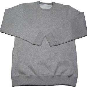 Wholesale Heavyweight Cotton Fleece <b>Pullover</b> Round Neck Unisex <b>Jumper</b> High-Quality Solid Color Men Sweatshirt - Product Image 3