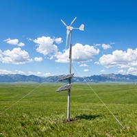 Éolienne à axe horizontal 3KW 48V avec contrôleur, à faible vitesse de coupure, pour système domestique hors réseau, directement de l'usine