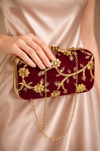 Handmade Luxury Designer Fashion <b>Bridal</b> Evening Wedding Crystal Rhinestone Magnetic Chain Strap Customized Colors <b>Box</b> Clutch Bag - Product Image 4