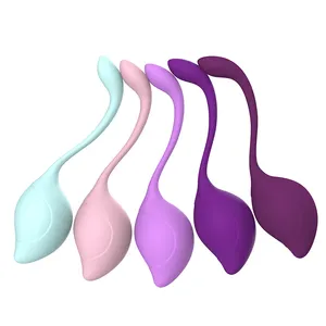 GINYA硅胶凯格尔球加权运动套件，适用于不同体重的女性，适用于不同阶段的阴道训练器