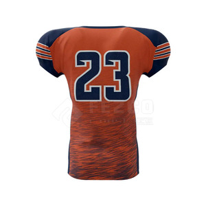 Nouveauté 2025 Uniforme de football américain sur mesure en taille plus à manches courtes Différents designs Meilleur prix - Product Image 5