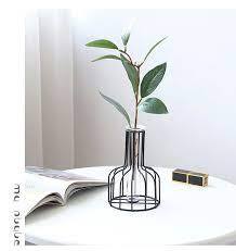 Florero de Marco geométrico hecho a mano de alta calidad, nuevo diseño de moda, Material de cristal superventas para decoración del hogar - Product Image 4