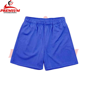 กางเกงขาสั้นผ้าตาข่ายโพลีเอสเตอร์สำหรับผู้ชายกางเกงขาสั้นเล่นกีฬาสไตล์สตรีทกางเกงขาสั้น100% ออกแบบได้ตามต้องการ - Product Image 2