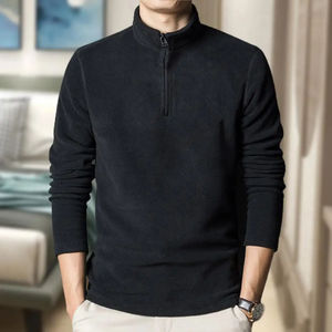 เสื้อฮู้ดผ้าฟลีซหนาสำหรับผู้ชายเสื้อสเวตเชิ้ตผ้าคอตตอนผสมพิมพ์โลโก้ขนาดใหญ่ออกแบบได้ตามต้องการผลิตใน100% - Product Image 3