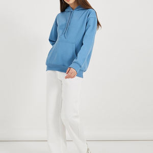 Vente en gros OEM design personnalisé 100% coton sweat à capuche d'hiver décontracté pour femmes veste longue à capuche surdimensionnée wakinwear - Product Image 2