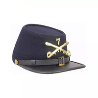 Gorra de Lana con Visera de Cuero, Gorras de Lana de Alta Calidad Hechas a Mano, Gorras Civiles Personalizadas para Hombre y Suministro de Sombreros