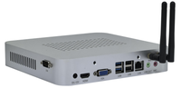 Nuevo Mini PC Industrial Integrado con Intel I7 sin Ventilador, 32GB DDR5, 1TB NVMe SSD, WiFi 6, LAN Dual de 2.5G, Windows 10/11 IoT