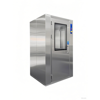 Douche d'air à filtre HEPA H14 en acier inoxydable 304, à interverrouillage automatique, pour salle blanche, prix usine, conforme GMP, état neuf