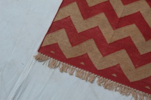 Alfombra de algodón hecha a mano de fabricante indio 2X6, alfombra geométrica lavable de gran tamaño, estilo tradicional para uso doméstico, tejida a mano - Product Image 4