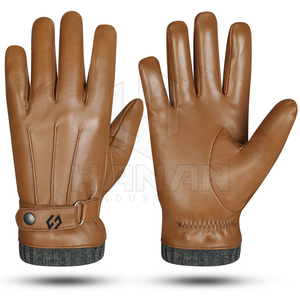 Gants de conduite en cuir souple non doublés pour un confort, une adhérence et un style maximum lors d'une utilisation sur route par tous les temps - Product Image 1