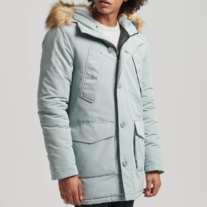 Veste parka d'hiver pour homme à capuche avec logo personnalisé en gros, imperméable, pour usage extérieur, séchage rapide et respirante - Product Image 1