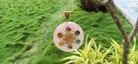 Cendrier en Orgonite de Quartz Rose avec Symbole du Cube de Metatron, Guide des Chakras, Protection EMF, Cristal Feng Shui Poli de Haute Qualité - Vente en Gros