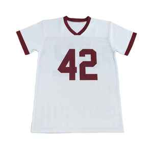 Camiseta de fútbol americano, camiseta sublimada con tela que absorbe la humedad, costuras reforzadas duraderas y transpirables, diseño cómodo - Product Image 3