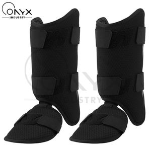 Protector de Piernas de Béisbol Premium para Jugadores, Espinilleras Deportivas Protectoras, Ajustables, Equipo Duradero para Entrenamiento y Partidos - Product Image 1