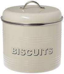 Boîte à biscuits en fer métallique de style vintage élégante conçue pour une utilisation pratique et votre décor de cuisine tout en gardant les biscuits frais - Product Image 5