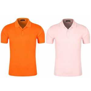Polo d'été et d'automne en tricot à manches courtes, décontracté, brodé de logo personnalisé, polo de luxe pour hommes - Product Image 2