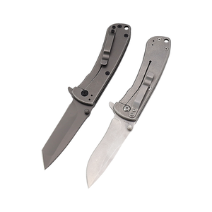 มีดแบบพับได้มีดแบบกำหนดเองทำจากไทเทเนียม MOQ ต่ำมีด EDC สำหรับล่าสัตว์ - Product Image 6