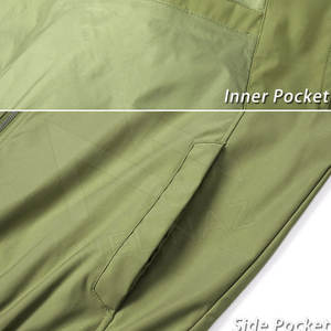 Chaqueta de invierno cortavientos impermeable para deportes de trabajo al aire libre para hombres, chaquetas de bombardero para hombres de Golf de talla grande para hombres - Product Image 5