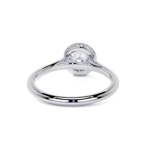 Bague de fiançailles en diamant de laboratoire rond de 10 carats, clarté VS1, couleur F, 6,5 mm, solitaire avec certificat IGI pour mariage - Product Image 4