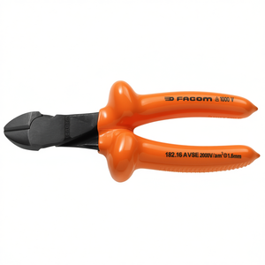 คีมตัดแบบเฉียงฉนวนกันไฟฟ้า 1,000 โวลต์ รุ่น Facom VSE สำหรับตัดสายไฟแข็ง - Product Image 3