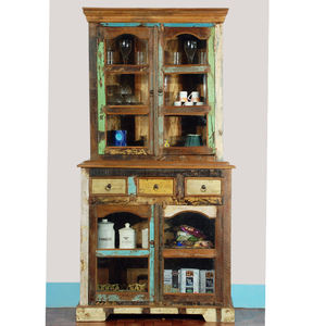 Rústico madera hutch buffet en la india para la habitación - Product Image 3