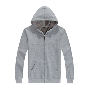 ODMOEM Vente en gros de sweats à capuche pour hommes et femmes, taille puls, fermeture éclair intégrale, logo personnalisé imprimé, sweat à capuche en polaire d'hiver gaufré - Product Image 4